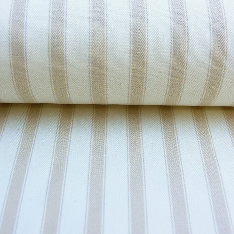 Ticking Fabric Large - Cream