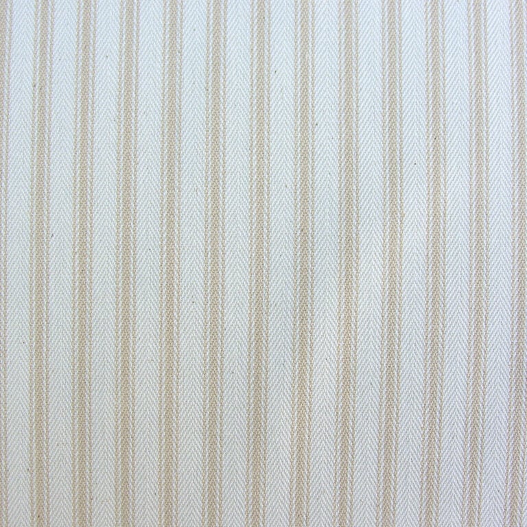 Ticking Fabric - Cream - Image 2