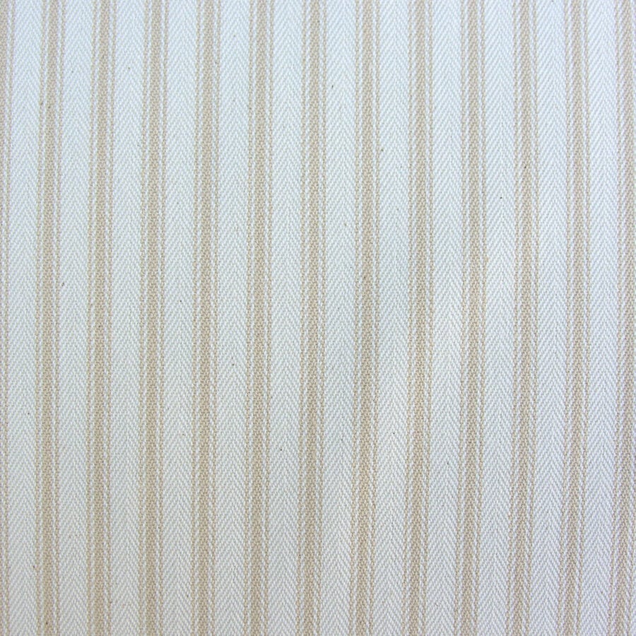 Ticking Fabric - Cream