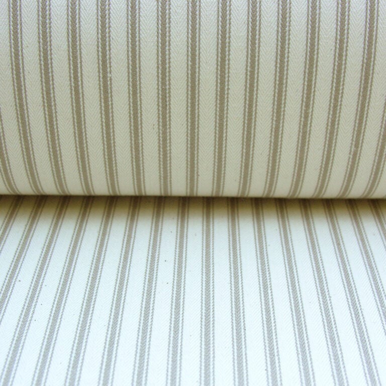 Ticking Fabric - Flax - Image 3