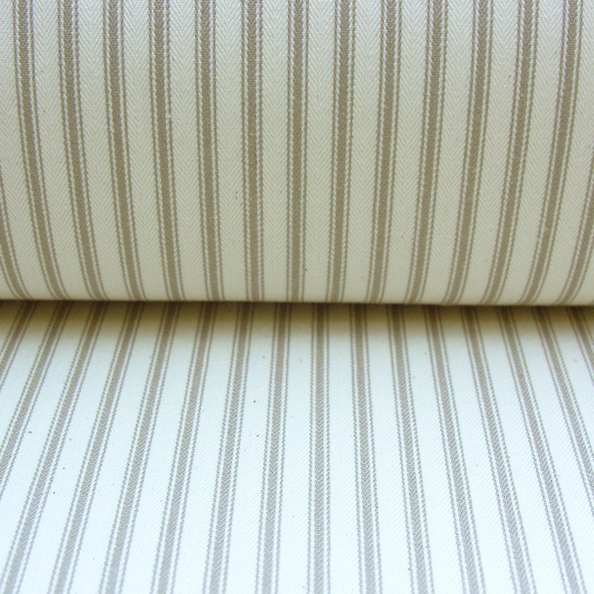 Ticking Fabric - Flax - Image 3