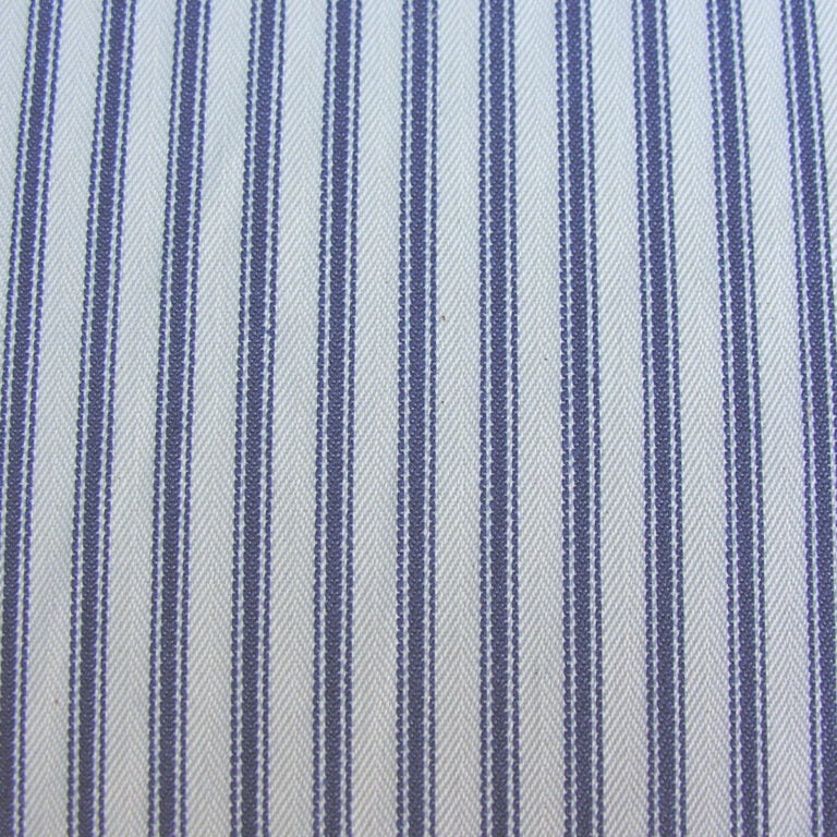 Ticking Fabric - Navy - Image 2