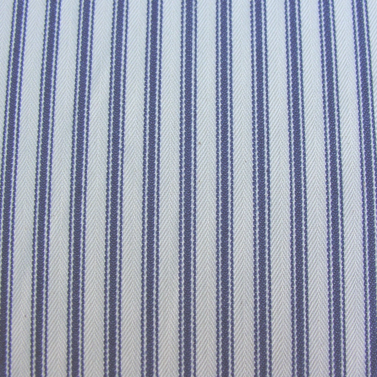 Ticking Fabric - Navy - Image 2