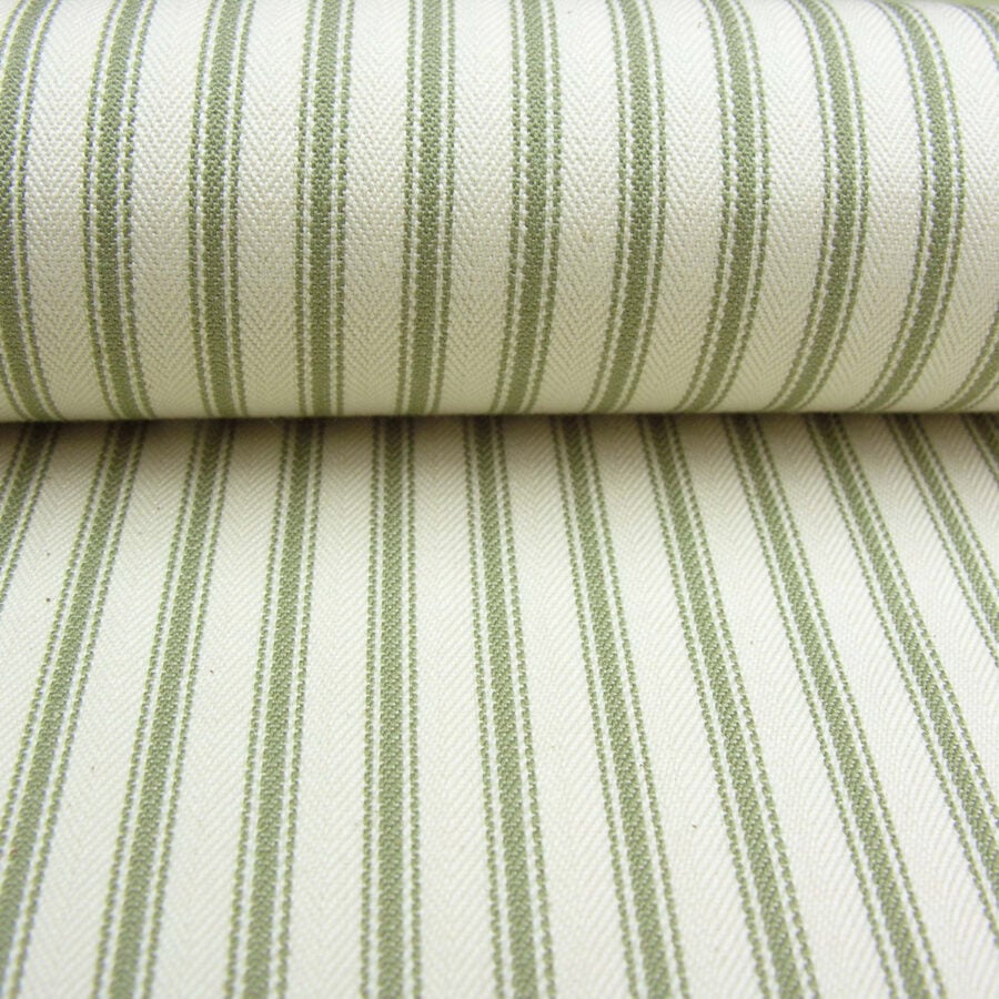 Green Ticking Material