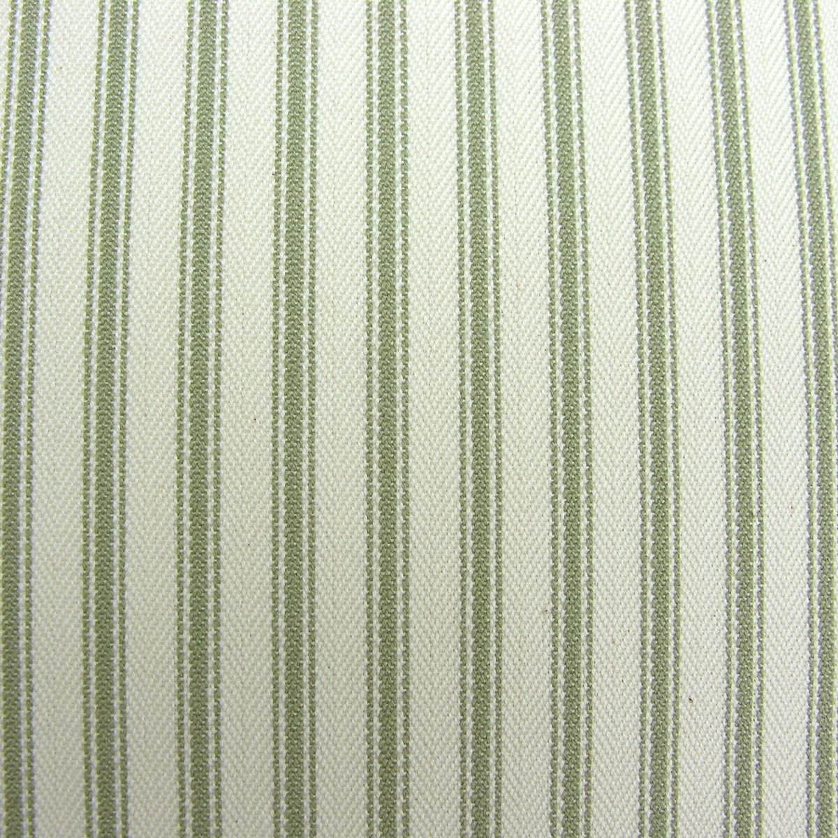 Green Ticking fabric for curtains