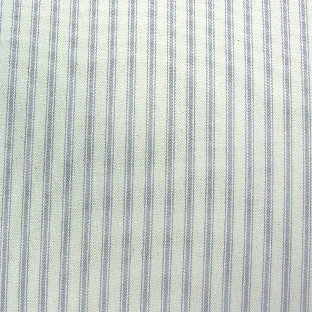 Ticking Fabric - Silver Grey - Image 2