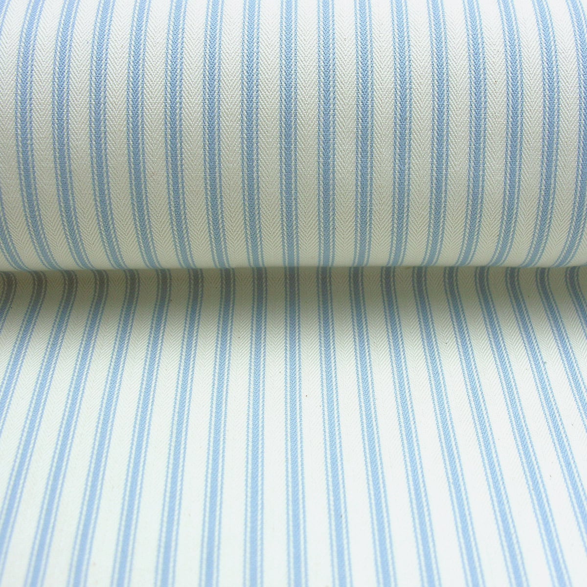 Ticking Fabric - Sky - Image 2