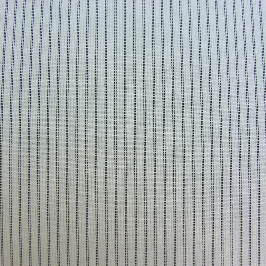 Cotton Lining Stripe - Black