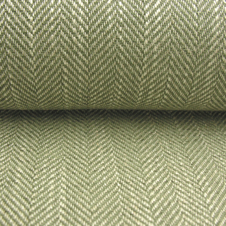 Upholstery Fabric Spey Herringbone - Sage Green - Image 3