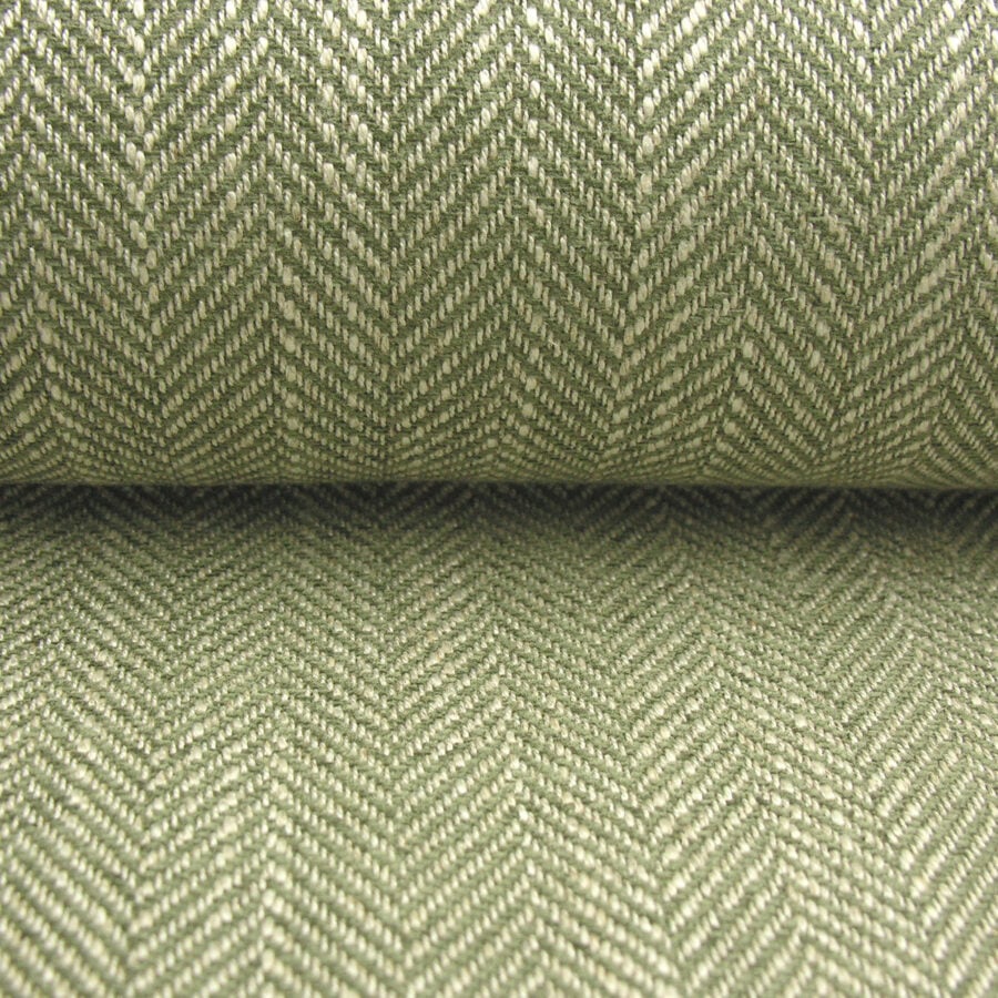 Upholstery Fabric Spey Herringbone - Sage Green