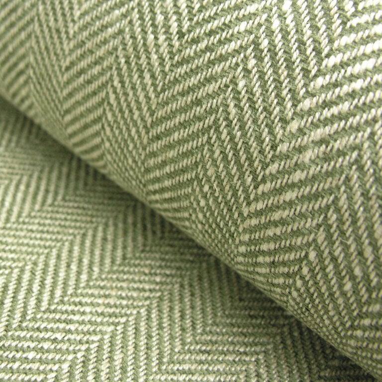 Upholstery Fabric Spey Herringbone - Sage Green