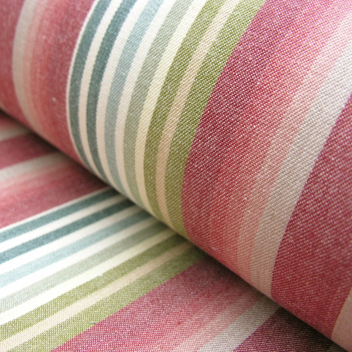 Ticking Stripe Vintage - Peony - Image 1