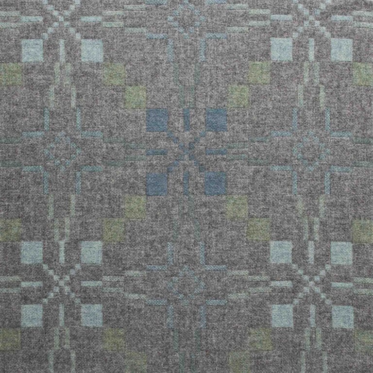 Vintage Star Welsh Throw - Slate - Image 2