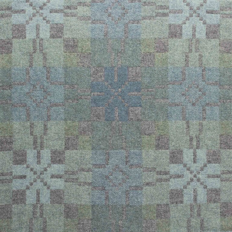 Vintage Star Welsh Throw - Slate - Image 3