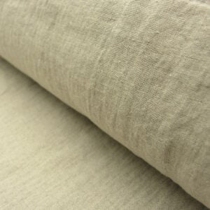 Wide Washed Linen - Natural - Image 1