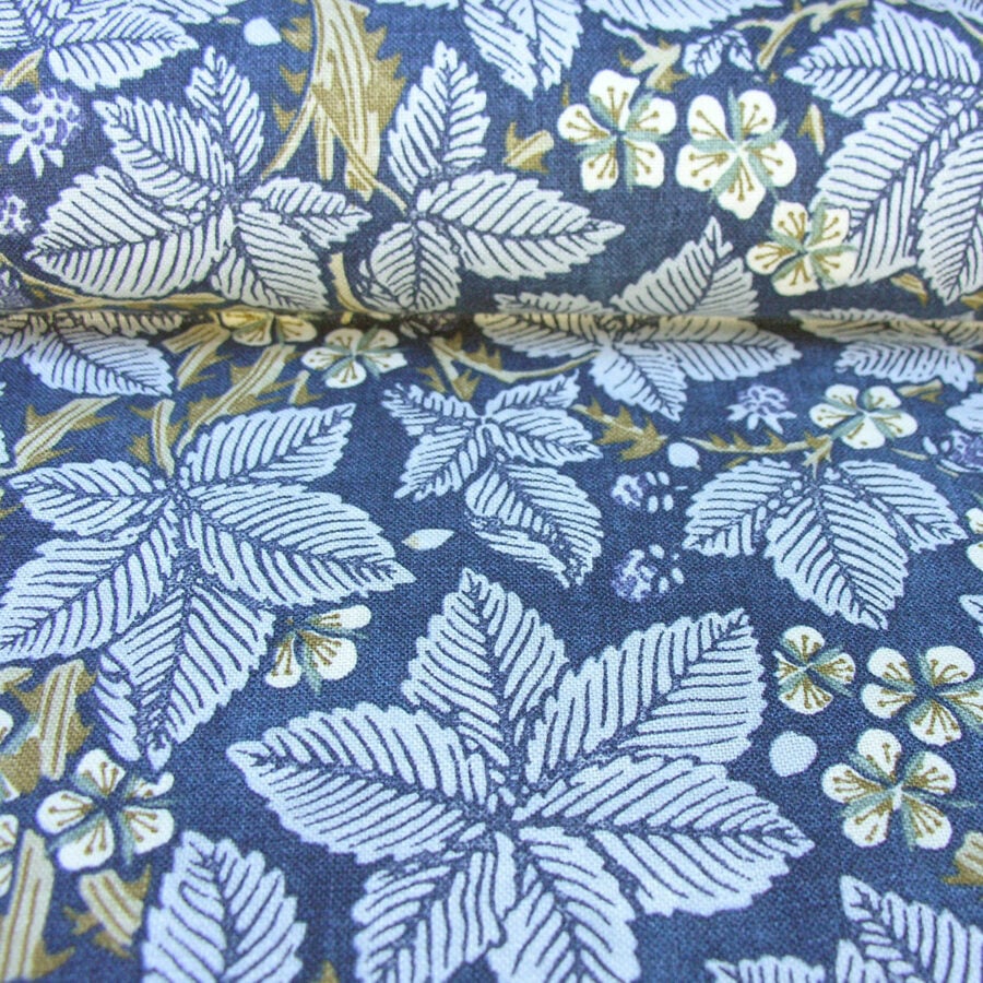 William Morris Bramble - Indigo and Mineral