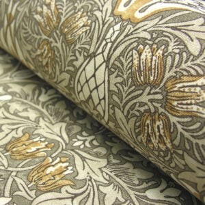 William Morris Snakeshead - Pewter and Gold