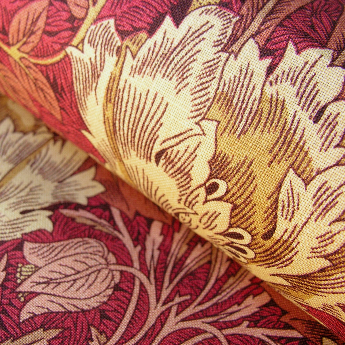 William Morris Honeysuckle & Tulip - Brick and Russet - Image 1