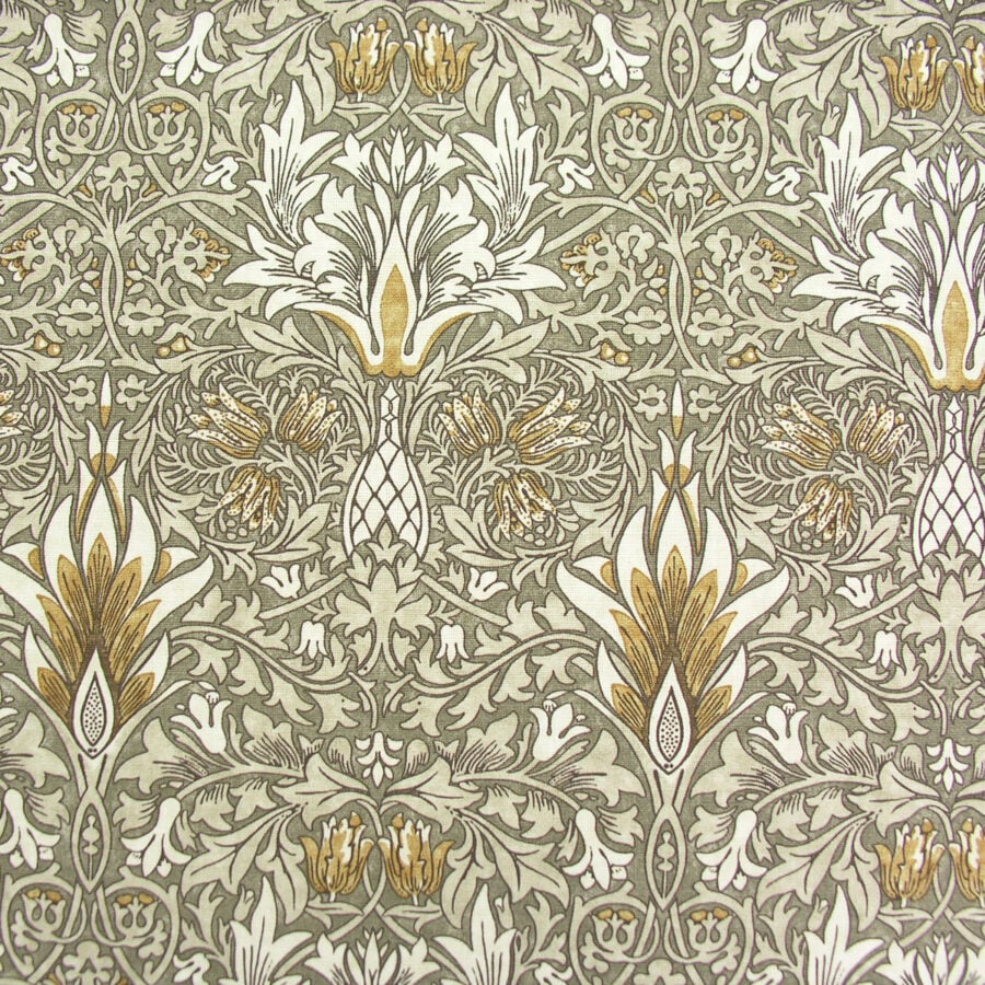 William Morris Snakeshead - Pewter and Gold