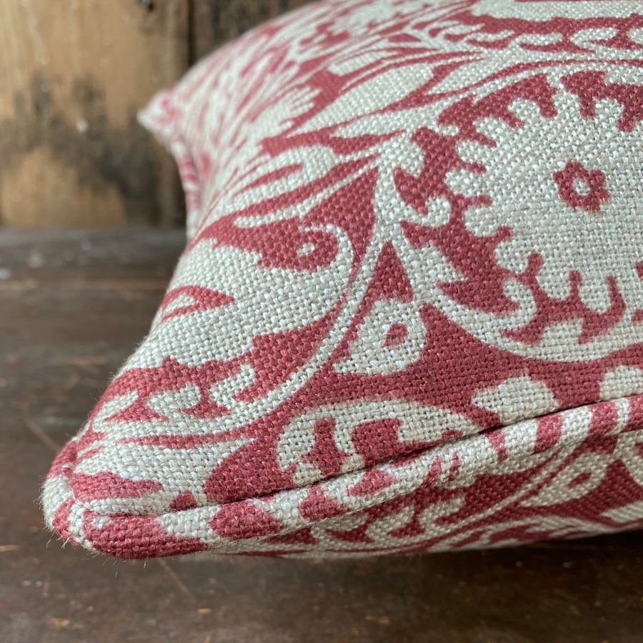 Agnes Cushion - Antique Red