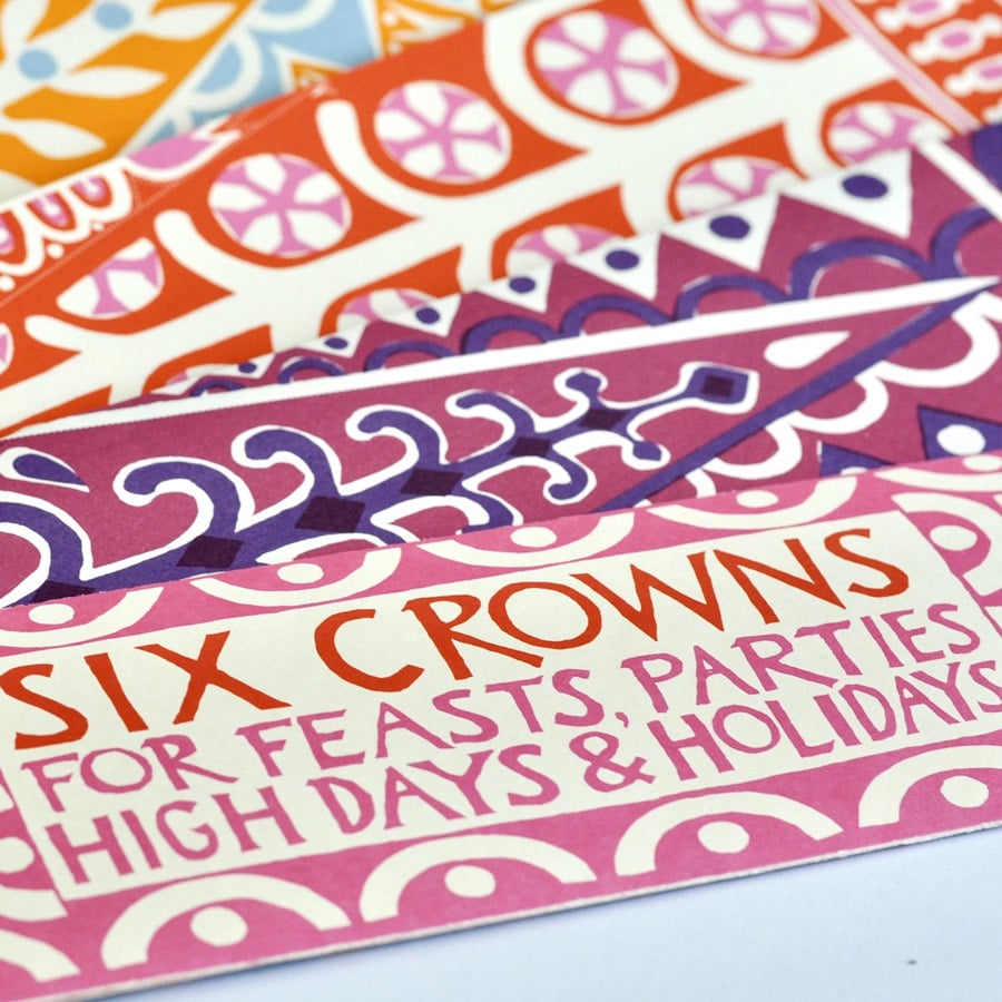 Six Paper Crowns