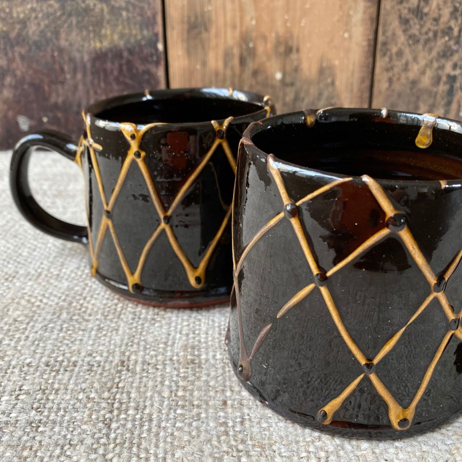 Erica Taylor Low Mug - Black Diamond ETM3