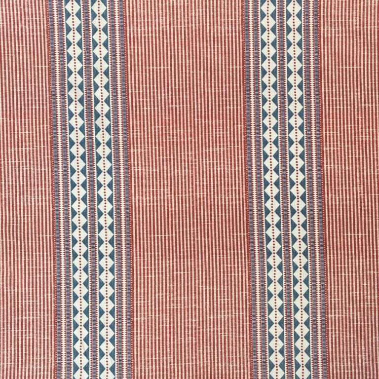 Extra Wide Aztec Stripe - Red Indigo - Image 2