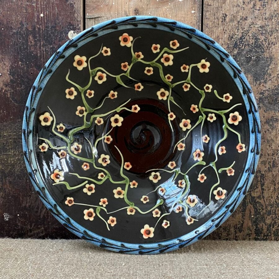 Paul Young Slipware Large Blossom Bowl PYLB1
