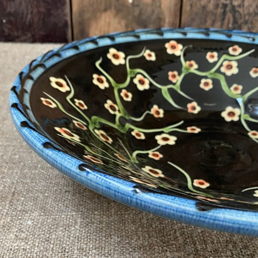 Paul Young Slipware Large Blossom Bowl PYLB1