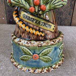 Paul Young Slipware Temptation Serpent Floral Base - Image 3