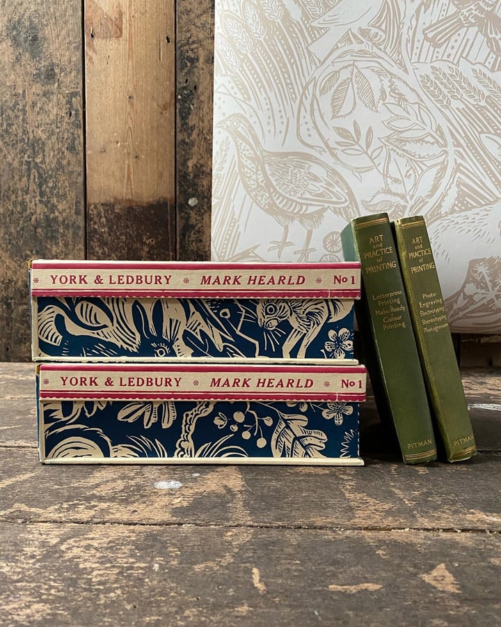 Mark Hearld Blue Whippet Box File