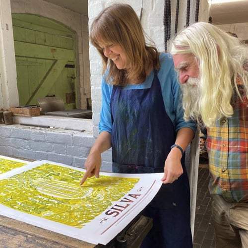 Susie Hetherington Martin Clare Letterpress print Tinsmiths