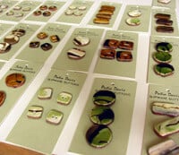 Slipware Buttons by Patia Davis