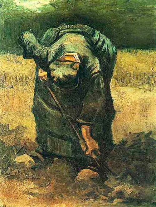Van Gogh Peasant Woman digging