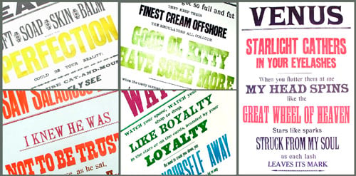 Tilley Poster Collage