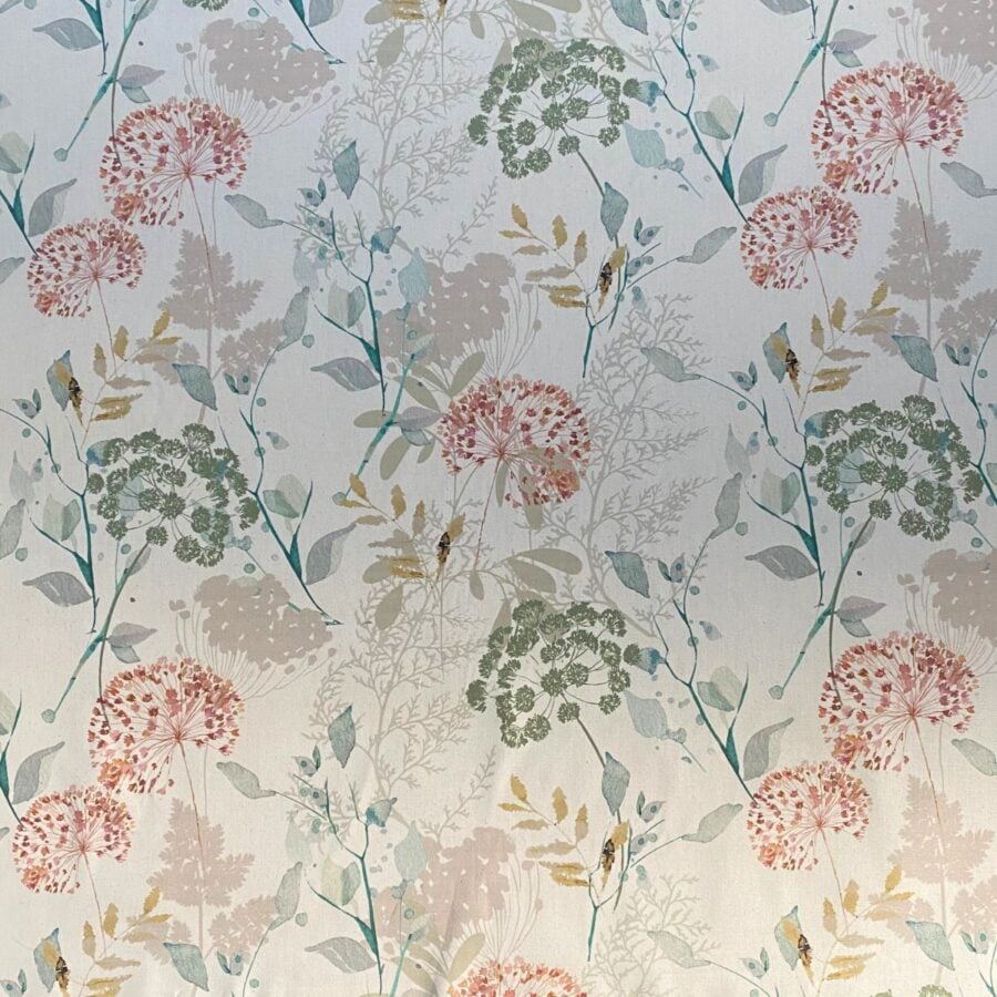 Cottage Garden Teal and Pink