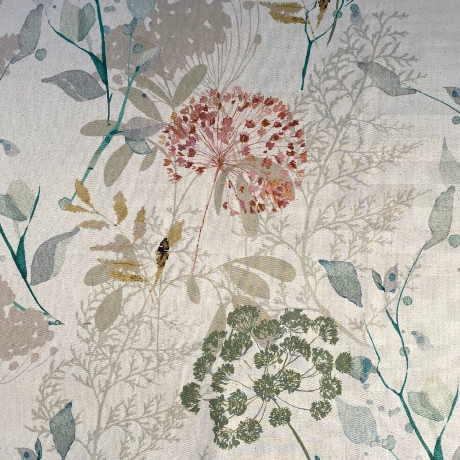 Cottage Garden Teal and Pink