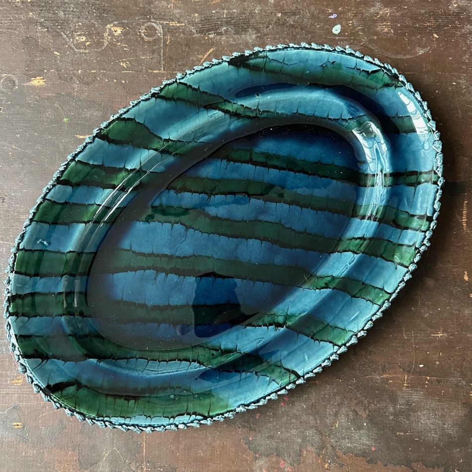 Sophy Mackeith Feathered Platter SMPF3 - Image 1