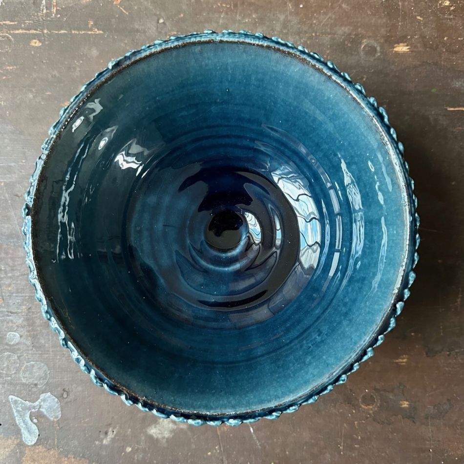 French Pottery Fruit Bowl