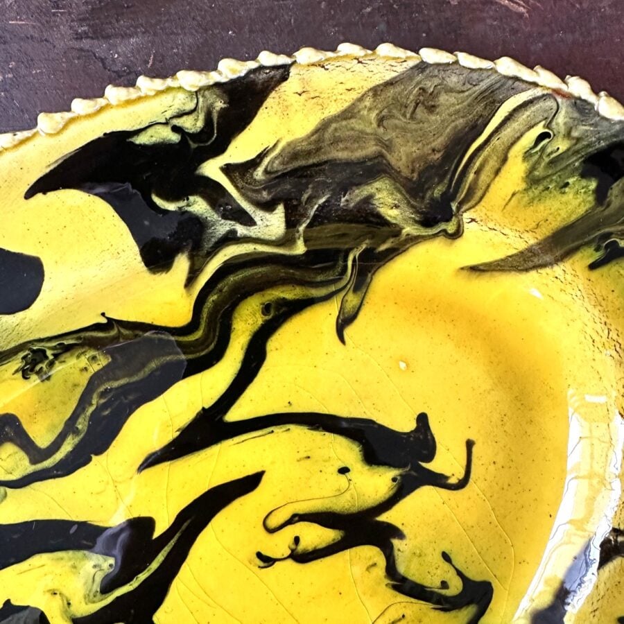 Sophy Mackeith Marbled platter SMMP2