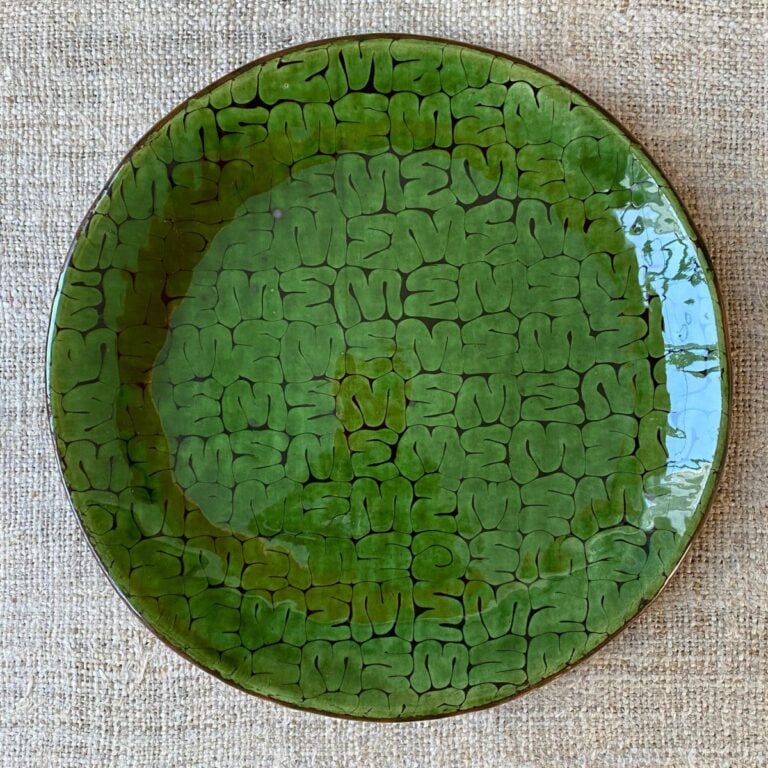 Patia Davis Dinner Plate - Green PTDP2 - Image 3
