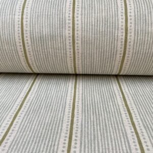 Extra Wide Avebury Stripe Duckegg & Olive - Image 3