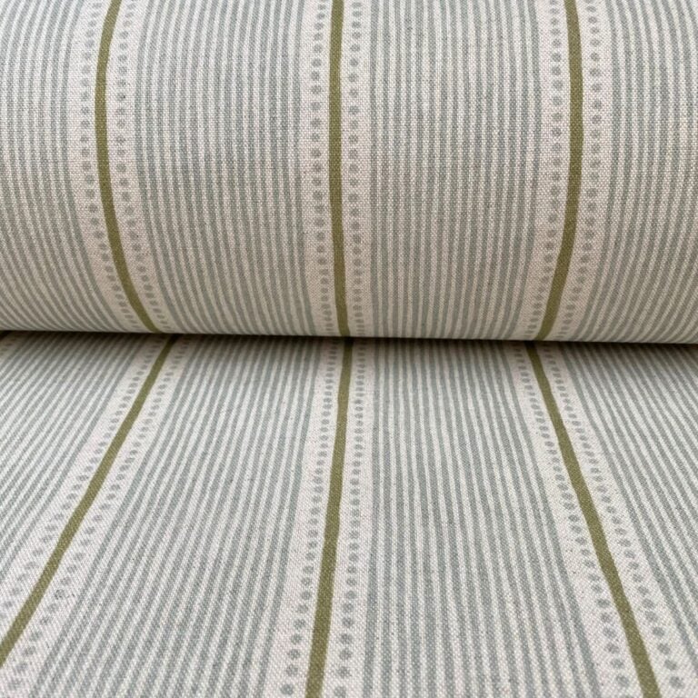 Extra Wide Avebury Stripe Duckegg & Olive - Image 3