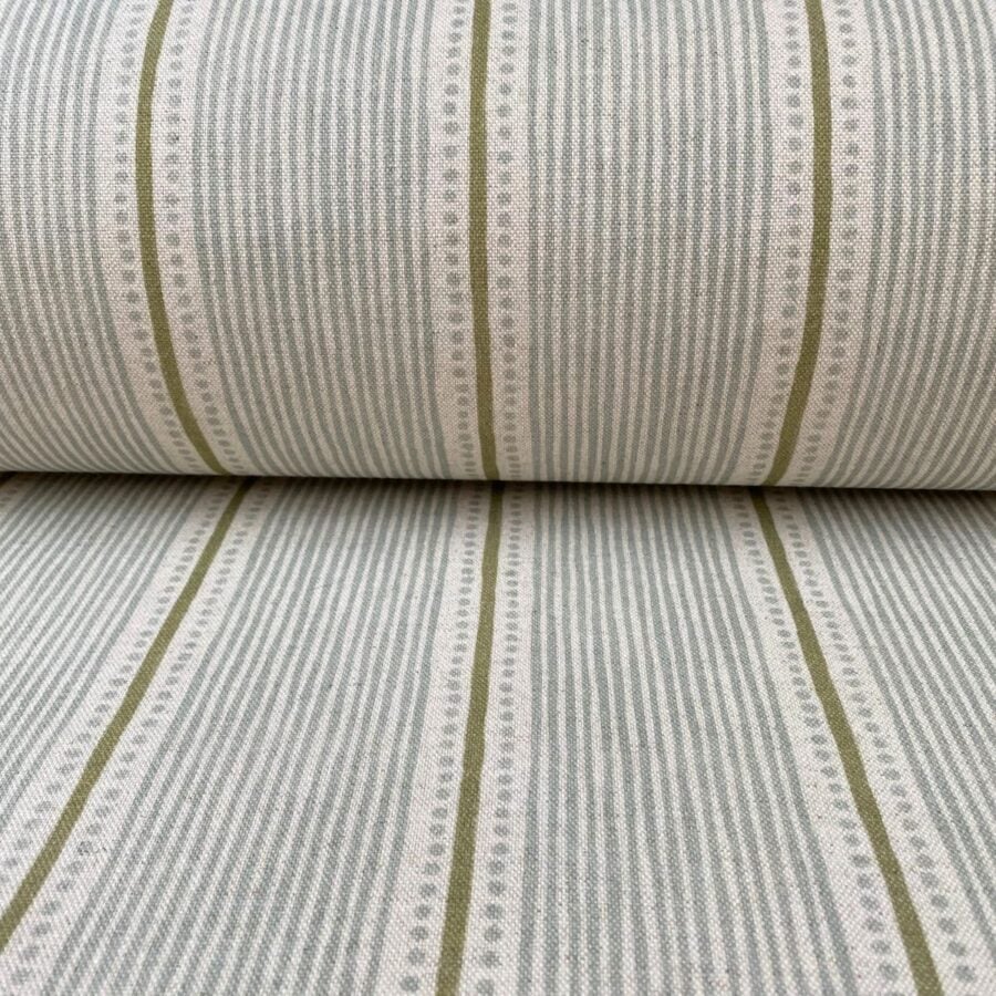 Extra Wide Avebury Stripe Duckegg & Olive