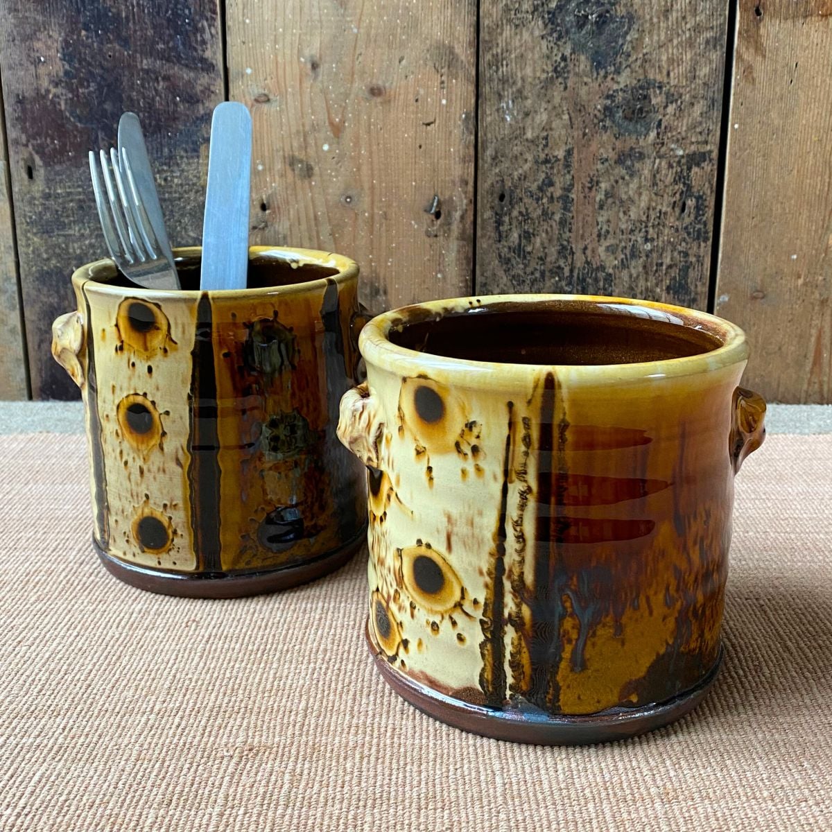 Russell Kingston Utensil Pot - Ochre RKUO - Image 1