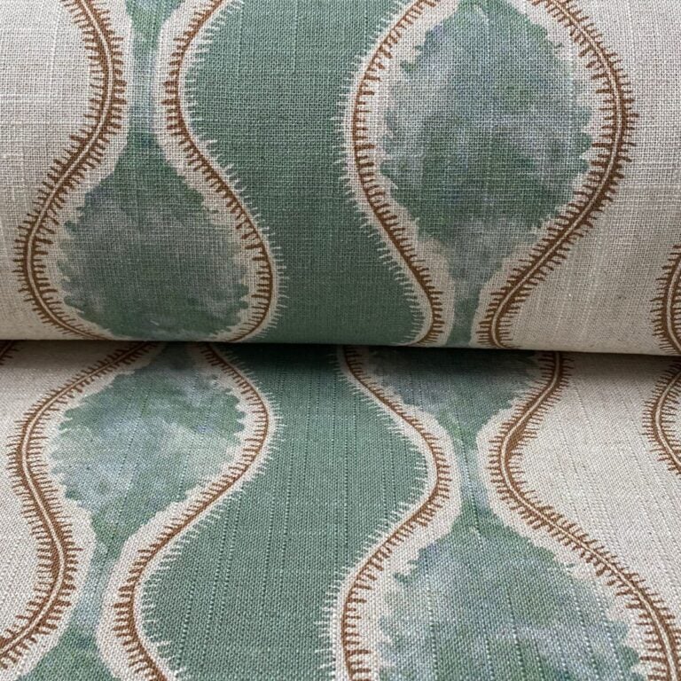 Sissinghurst Stripe Print Fabric Cloth Tinsmiths Ledbury