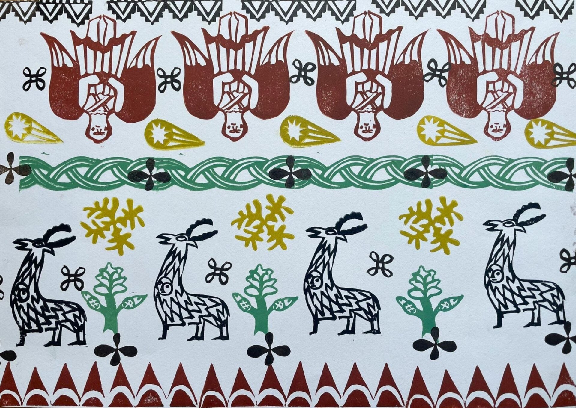 Christmas Stamp Printing Workshop with Desdemona McCannon