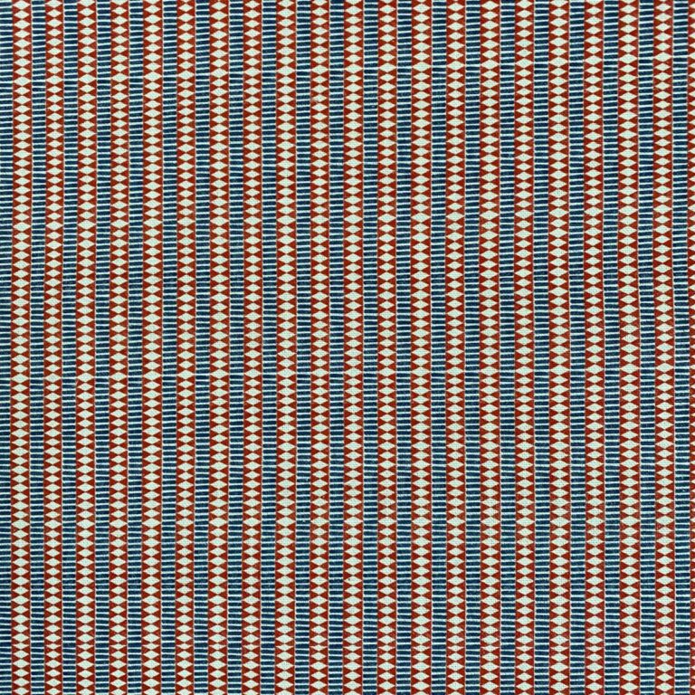 Mexica Stripe Red & Indigo - Image 2
