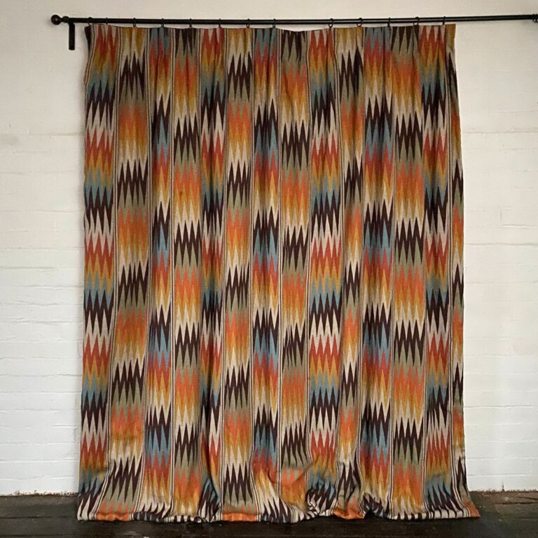 Single curtain in Zhivago Linen from Tinsmiths of Ledbury