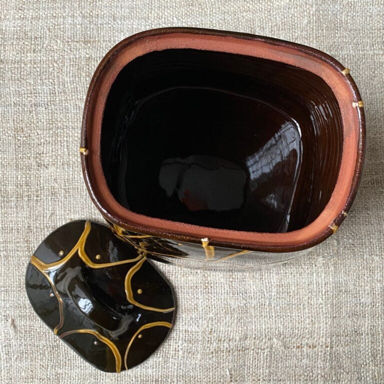 Erica Taylor Low - Large Lidded Jar ETJM2 - Image 3